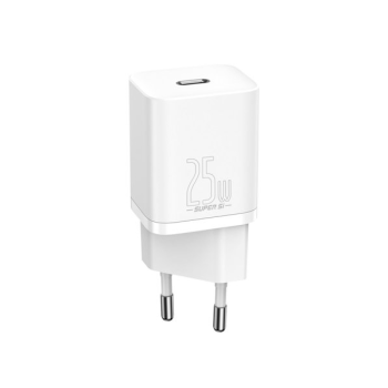 Baseus Super Si 1C Schnellladegerät USB-C 25W Power Delivery, weiss (CCSP020102)