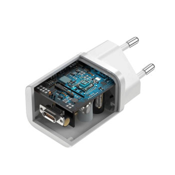 Baseus Super Si 1C Schnellladegerät USB-C 25W Power Delivery, weiss (CCSP020102)