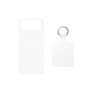 Samsung Clear Cover mit Ring für Galaxy Z Flip 4 transparent (EF-OF721CTEGWW)