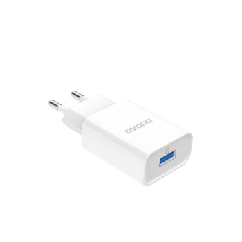 Dudao USB-Ladegerät QC3.0 12W + Lightning Ladekabel 1m, weiss (A3EU)