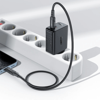 Acefast A29 PD50W GaN (USB-C + USB-C) Dual-Port-Ladegerät weiss