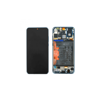 Huawei P30 Lite New Edition (MAR-L21BX) LCD Display inkl. Rahmen + Akku, blau (02353FQE)