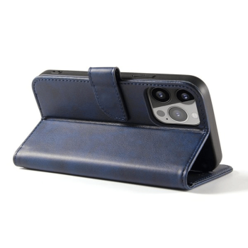 starfix Flip Book-Wallet mit Magnet und Standfunktion für Apple iPhone 15 Pro, blau