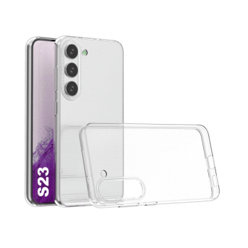 starfix Flexi Slim Silikon-Tasche für Samsung Galaxy S23 ULTRA transparent