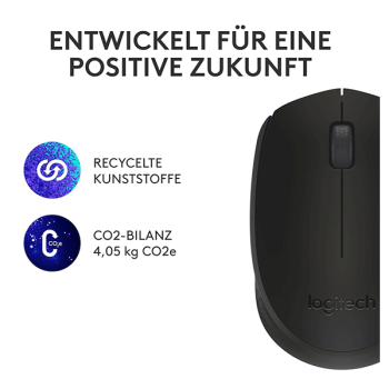 Logitech M171 schnurlose Maus schwarz (910-004424)