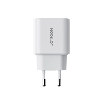 Joyroom 20W USB-C + USB-A Schnell Dual Netz-Ladegerät, inkl. USB-C z Lightning Kabel 1m, weiss