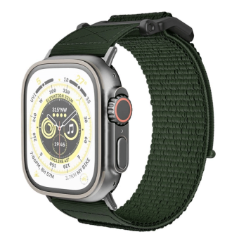 Tech-Protect Scout Armband für Apple Watch 4 / 5 / 6 / 7 / 8 / 9 / SE / Ultra 1 / 2 (42/44/45/49 mm), dunkelgrün