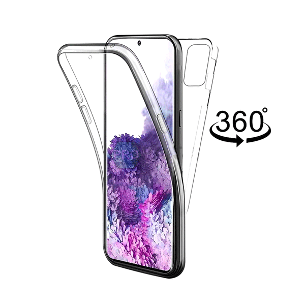 starfix 360 Grad Full Cover TPU Silikon-Hülle für iPhone 7, 8, SE 2020, transparent