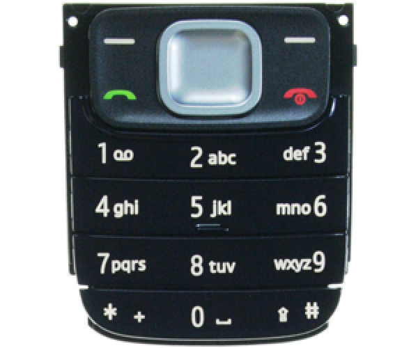 Nokia 1209 Tastenmatte blau