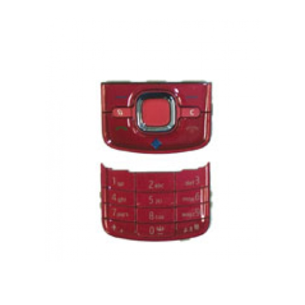 Nokia 6210 Navigator Tastenmatte 2 teilig rot (6210n)