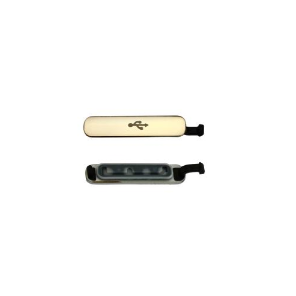 Samsung Galaxy S5 G900 USB-/Dockanschluss-Abdeckung gold