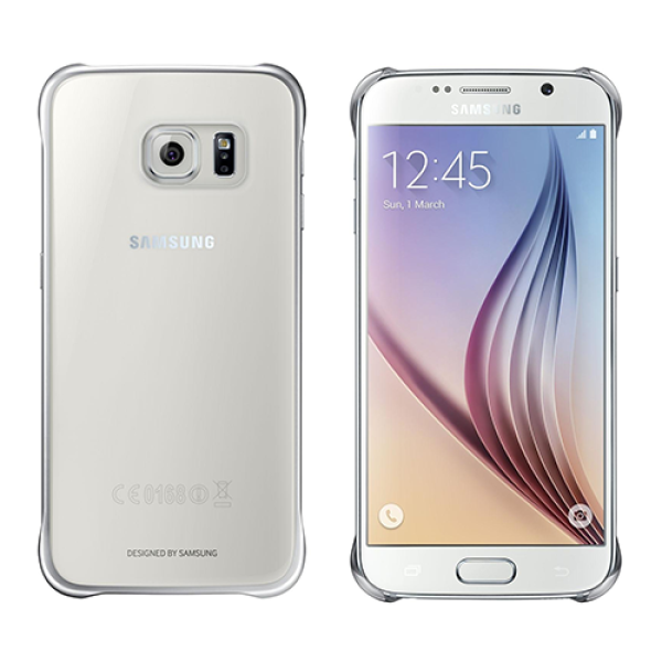 Samsung Clear Cover EF-QG920BS für Galaxy S6 silber