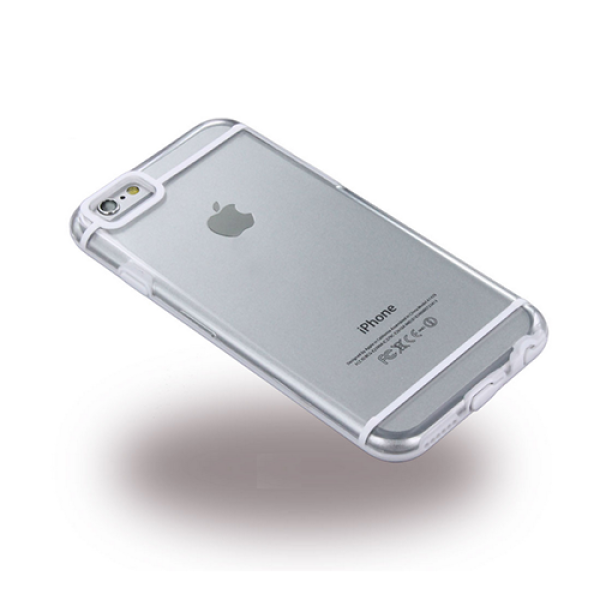 UreParts Ultra Dünn - Clear Cover - für Apple iPhone 6, 6s weiß