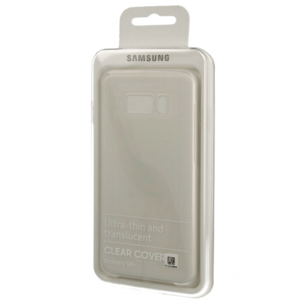 Samsung Clear Cover EF-QG955CS für Galaxy S8+ Plus silber