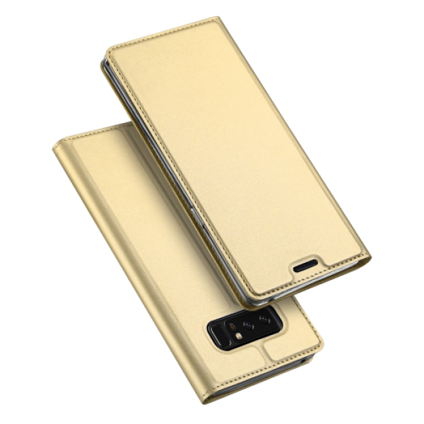 Dux Ducis Flip Tasche Skin Pro Series für Apple iPhone X / Xs gold