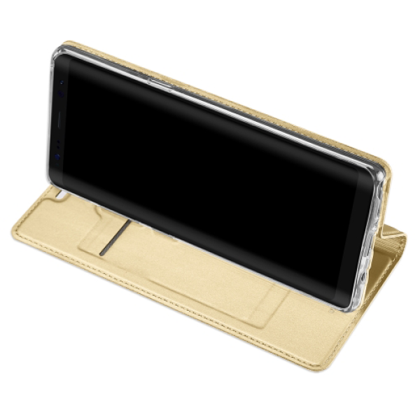 Dux Ducis Flip Tasche Skin Pro Series für Apple iPhone X / Xs gold