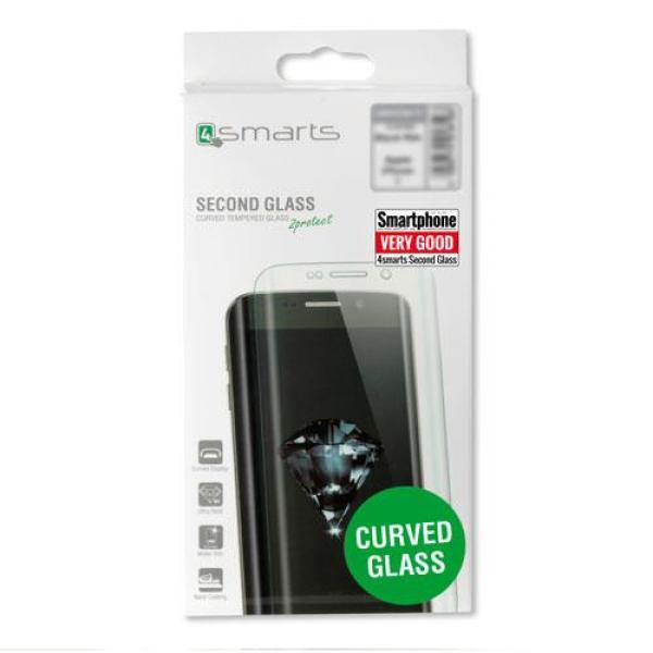 4smarts Second Glass Curved Colour Frame für Apple iPhone 6/6s weiß