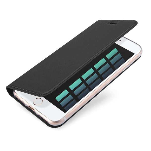 Dux Ducis Flip Tasche Skin Pro Series für iPhone 8 Plus / 7 Plus grau