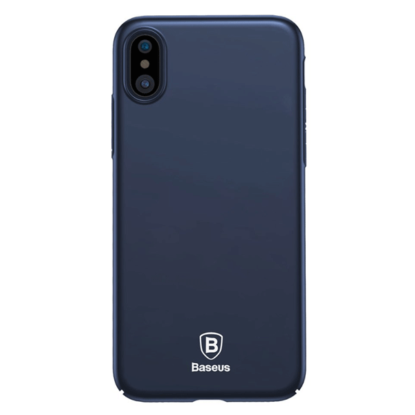 Baseus Thin - Ultradünn -  PC Schutzhülle für iPhone X blau