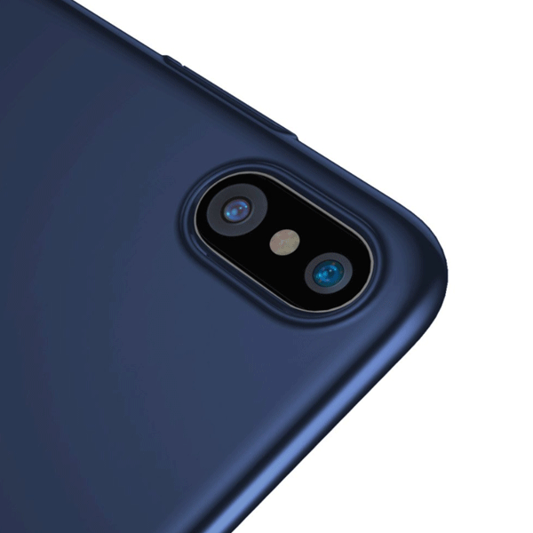 Baseus Thin - Ultradünn -  PC Schutzhülle für iPhone X blau