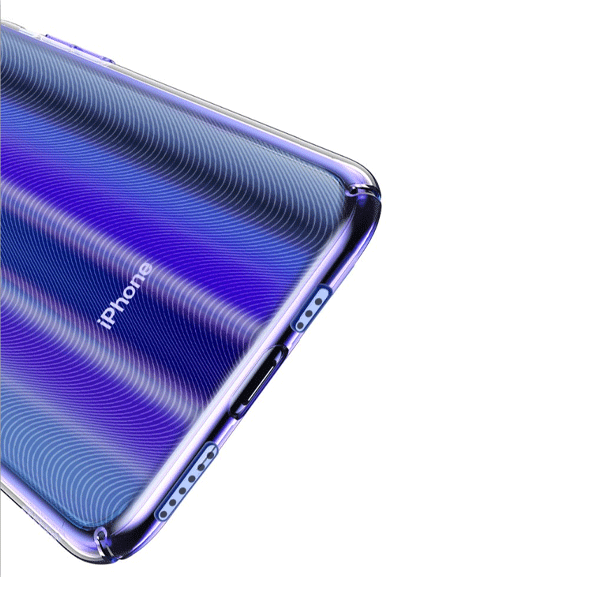 Baseus Aurora – Farbverlauf - Schutzhülle für Apple iPhone XS / X blau (WIAPIPH58-JG03)