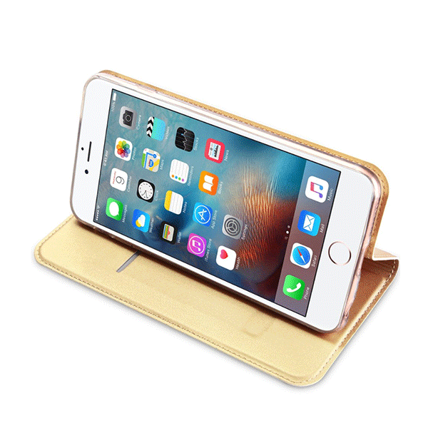 DUX DUCIS Skin Pro Flip Tasche für Apple iPhone Xr gold