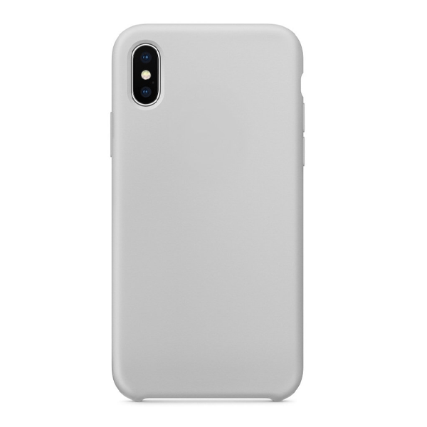 cyoo Silicon Cover für Apple iPhone XS / X grau