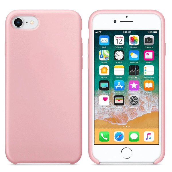 cyoo Silicon Cover für Apple iPhone 8 / 7 / SE (2020) rosa