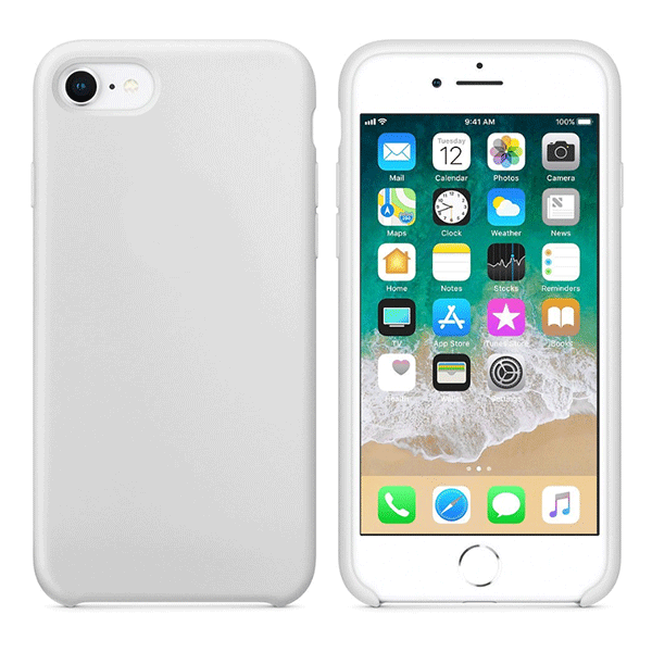 cyoo Silicon Cover für Apple iPhone 8 Plus / 7 Plus grau