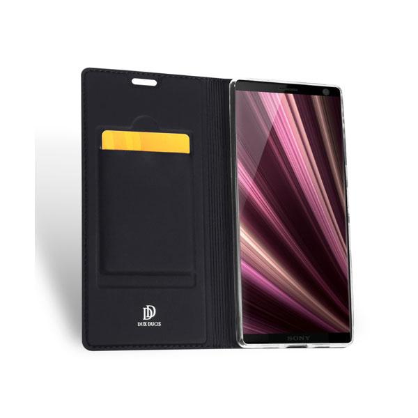 Dux Ducis Flip Tasche Skin Pro Series für Sony Xperia 10 Plus schwarz