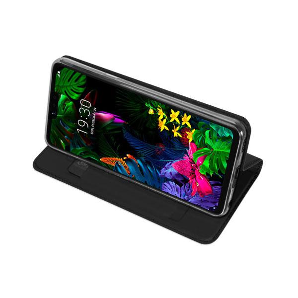 DUX DUCIS Skin Pro Flip Tasche für LG G8 ThinQ schwarz