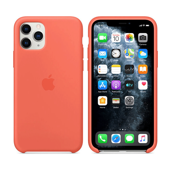 Apple Silikon Case für iPhone 11 Pro Max Clementine (MX022ZM/A)