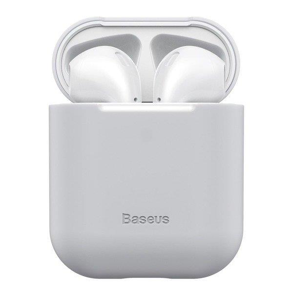 Baseus Silikon Tasche für Airpods 1. und 2. Generation grau