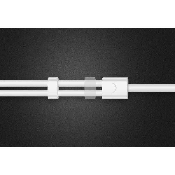 Ugreen Kabel Kopfhörer Splitter 3,5 mm Mini-Buchse AUX-Mikrofon silber (20 cm)