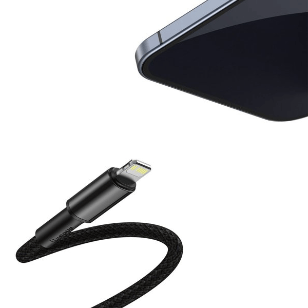 Baseus Ladekabel / Datenkabel USB Typ C zu Lightning - fast charge - Schnelladung 20W schwarz (2m)