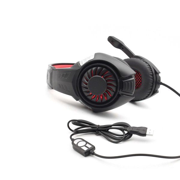 KOMC On-Ear Stereo PC Gaming Headset G308, schwarz