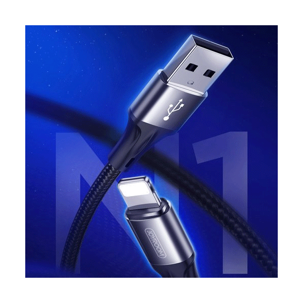 Joyroom Lade-/Datenkabel- USB - Lightning 3 A 0,2 m schwarz