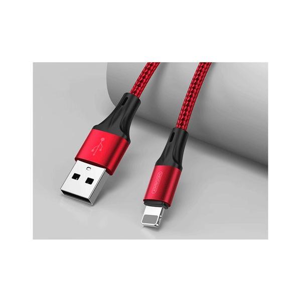 Joyroom Lade-/Datenkabel- USB - Lightning 3 A 0,2 m rot