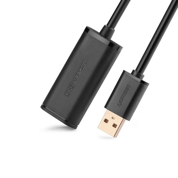 Ugreen Aktivkabel USB 2.0 Verlängerungskabel 480 Mbit/s schwarz (5m)