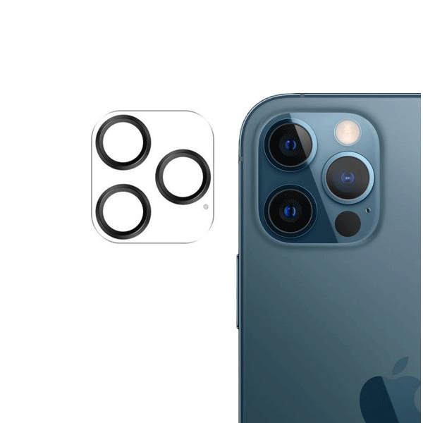 Joyroom Full Kameraobjektiv-SchutzKameraglas Panzerglas für iPhone 11, schwarz