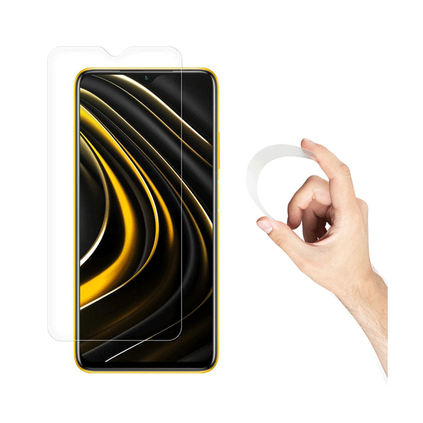 Wozinsky Nano Flexi Hybrid Panzerglas Displayschutz für Xiaomi Poco M3/Xiaomi Redmi 9T, transparent