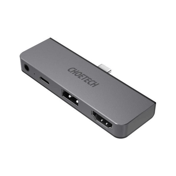 Choetech Dockingstation für Apple iPad Pro Adapter HUB USB Typ C 4in1 60W PD schwarz (HUB-M13)