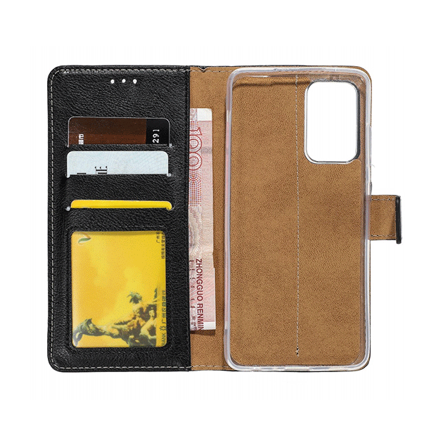 Rixus Flip-Wallet für Samsung Galaxy A7 (2018), hellbraun