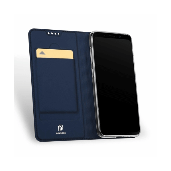 Dux Ducis Flip Tasche Skin Pro Series für iPhone SE (2022) / SE (2020) / 8 / 7 blau