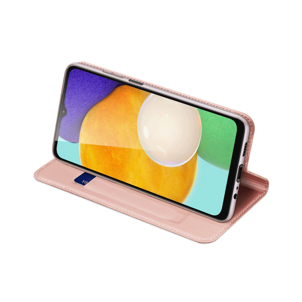 Dux Ducis Flip Tasche Skin Pro Series für Samsung Galaxy A13 5G rosa