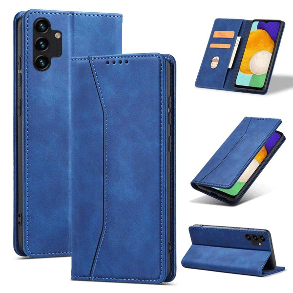 starfix Magnet Fancy Book-Wallet Schutzhülle für Samsung Galaxy A13 5G, blau