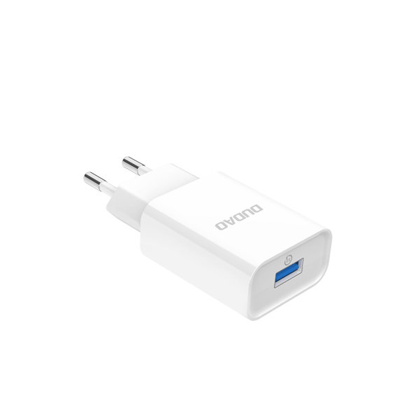 Dudao USB-Ladegerät QC3.0 12W + Lightning Ladekabel 1m, weiss (A3EU)