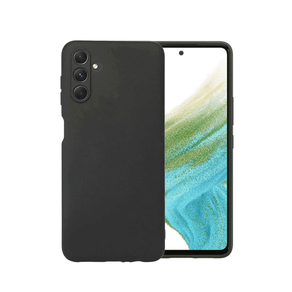 OKKES Air Flexi Slim Silikon-Tasche für Samsung Galaxy A54 5G schwarz