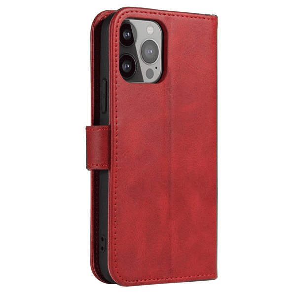 starfix Flip Book-Wallet mit Magnet und Standfunktion für Apple iPhone 15 Pro Max, rot