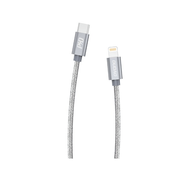 Dudao USB-C zu Lightning Ladekabel Power Delivery 45W 1m grau (L5Pro grau)